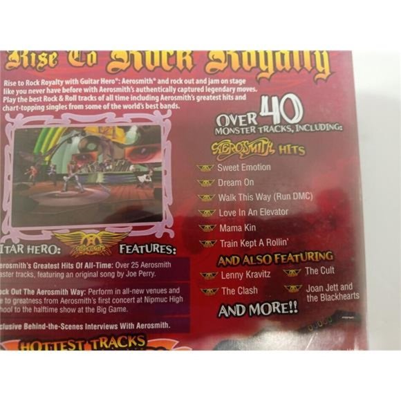 Guitar Hero Aerosmith 1,2, PS2 Bundle Gibson Red Octane Guitar TESTED 4 … - Picture 8 of 10